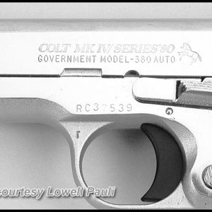 COLT .380 GOVERNMENT MODEL SERIES 80 NICKEL FINISH for sale